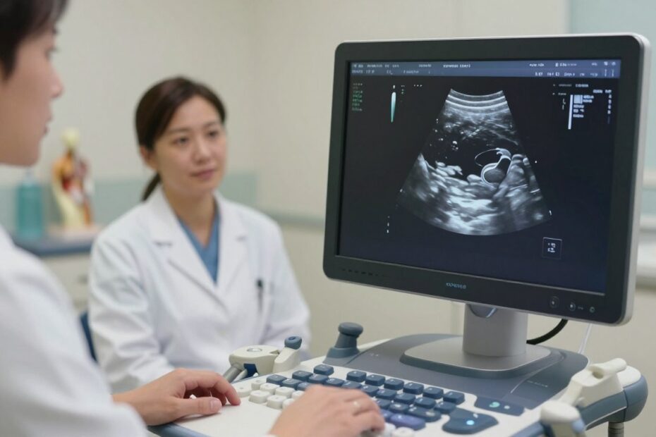 Ciąża pozamaciczna USG