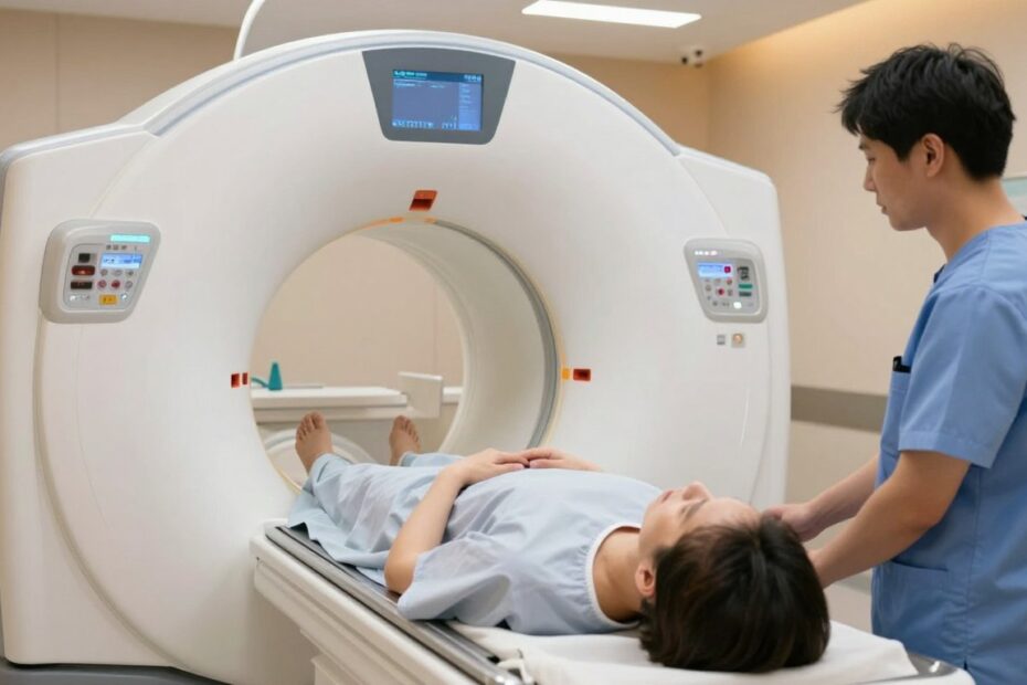 Czy rezonans głowy obejmuje szyję